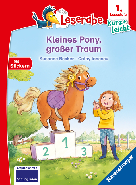 Leserabe 1. Lesestufe Kurz und leicht - Kleines Pony, großer Traum main product photo