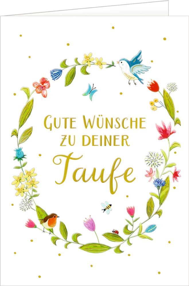 Grußkarten-Set - Glückwünsche zur Taufe main product photo