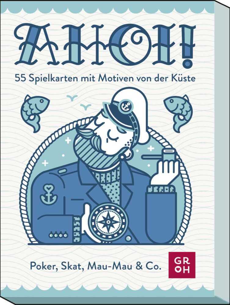 Ahoi! 55 Spielkarten mit Motiven von der Küste main product photo