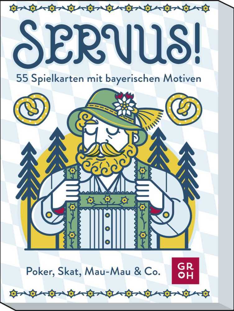 Servus! 55 Spielkarten mit bayerischen Motiven main product photo