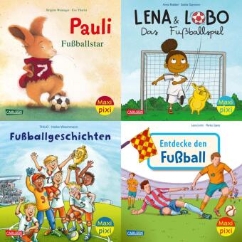 Maxi-Pixi-4er-Set 112: Fußballspaß (4x1 Exemplar), 4 Teile
