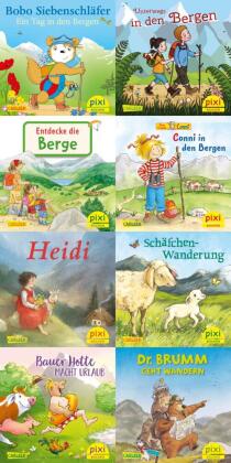 Pixi-8er-Set 301: Mit Pixi in den Bergen (8x1 Exemplar), 8 Teile