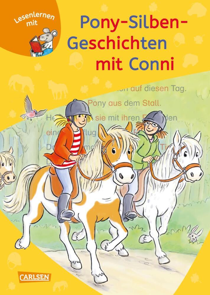 LESEMAUS zum Lesenlernen Sammelbände: Pony-Silben-Geschichten mit Conni main product photo