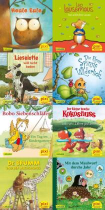 Pixi-8er-Set 297: Pixis liebste Kinderbuch-Helden (8x1 Exemplar), 8 Teile