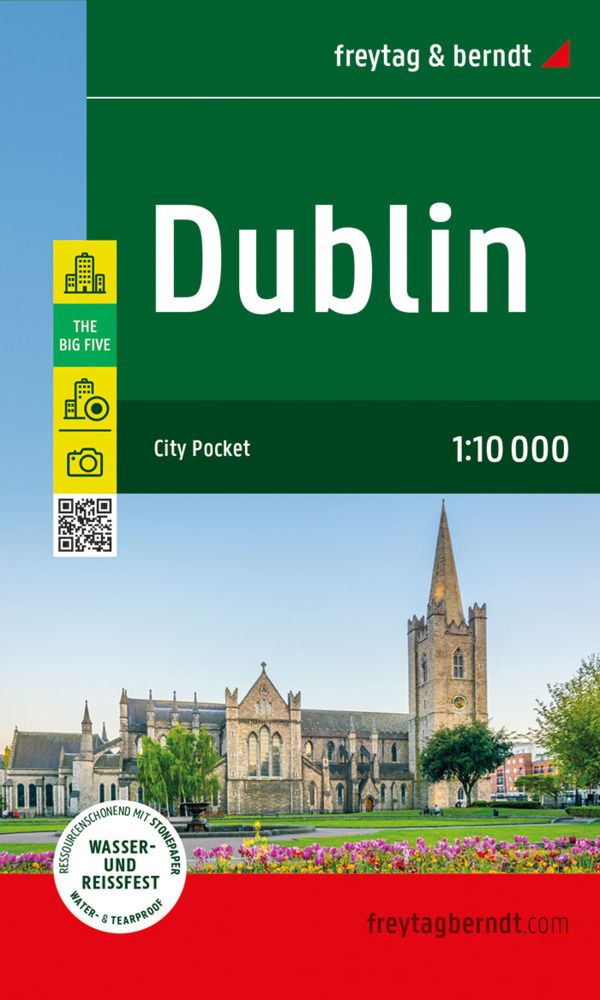 Dublin, Stadtplan 1:10.000, freytag & berndt main product photo