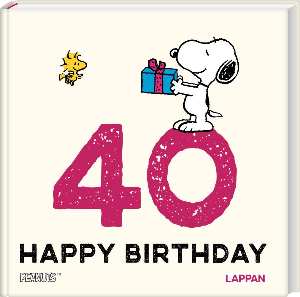 Peanuts Geschenkbuch: Happy Birthday zum 40. Geburtstag main product photo