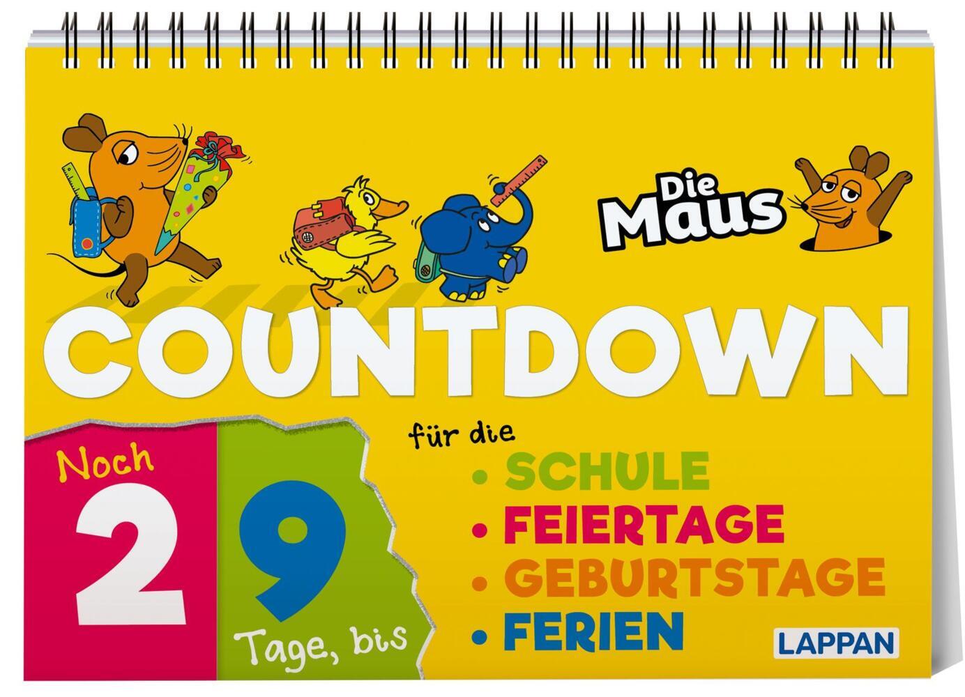 Countdown für die Schule mit der Maus main product photo