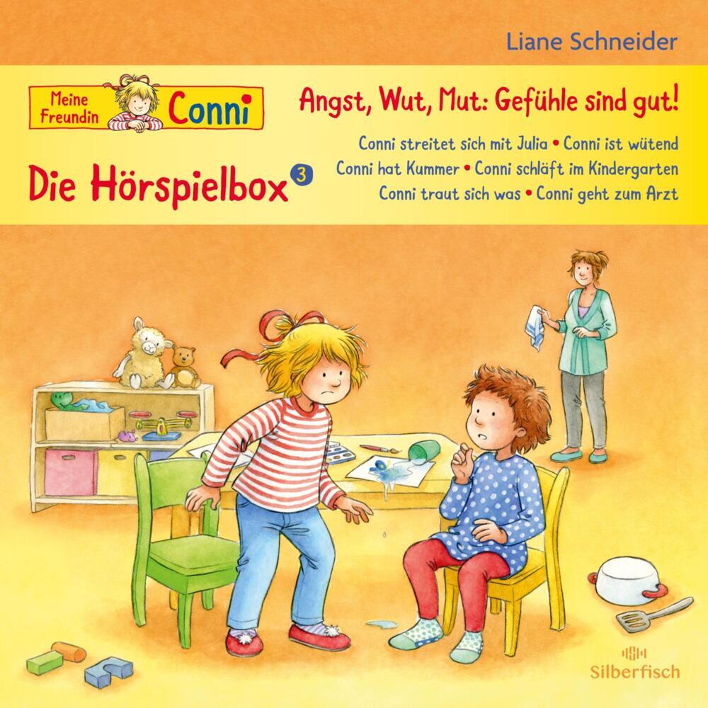 Angst, Wut, Mut: Gefühle sind gut! - Die Hörspielbox 3, 3 Teile, 3 Audio-CD main product photo