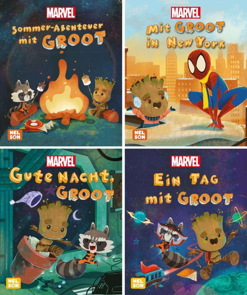 Nelson Mini-Bücher: 4er Marvel: Guardians of the Galaxy 1-4 main product photo