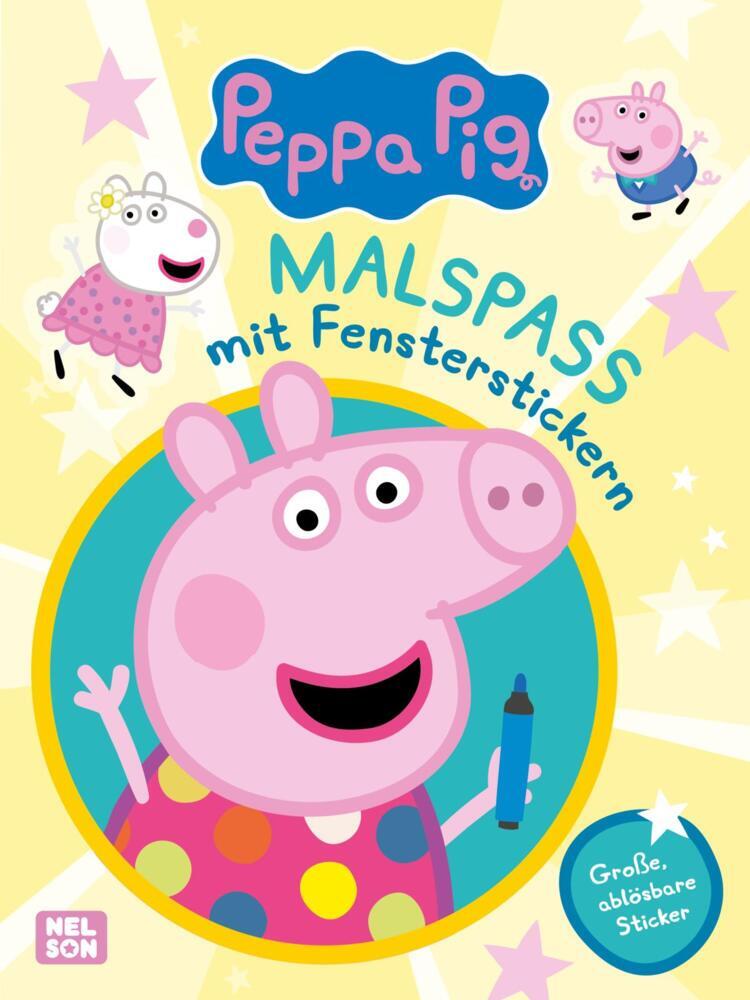 Peppa Wutz Mitmachbuch: Malspaß mit Fensterstickern main product photo