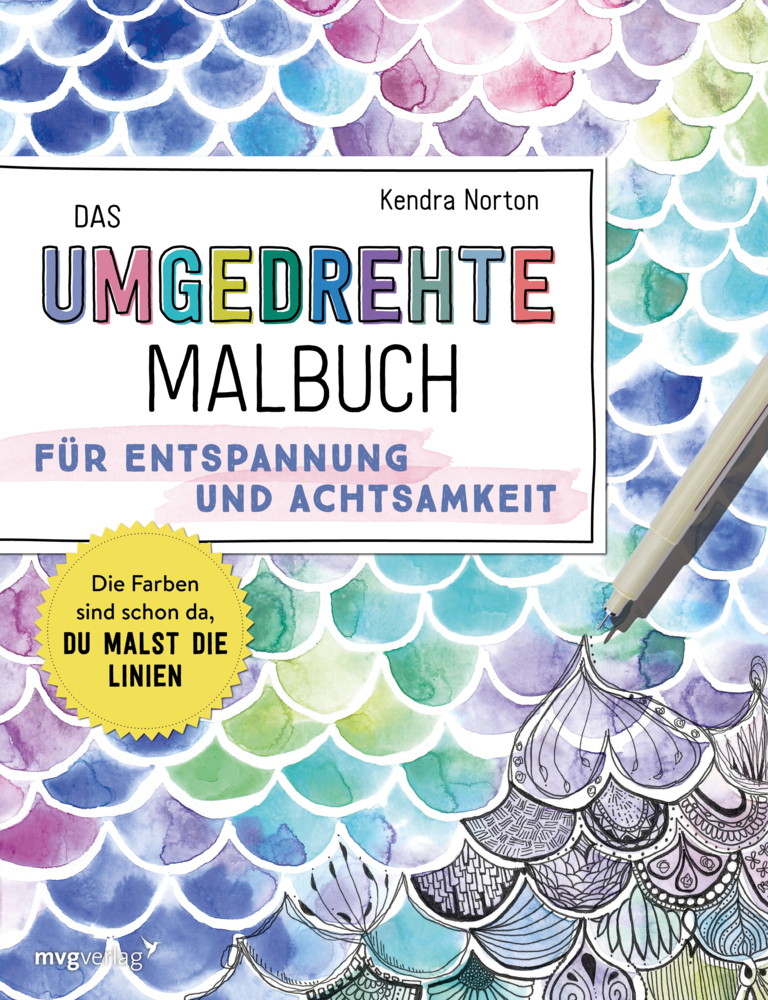 Das umgedrehte Malbuch - Für Achtsamkeit und Entspannung main product photo