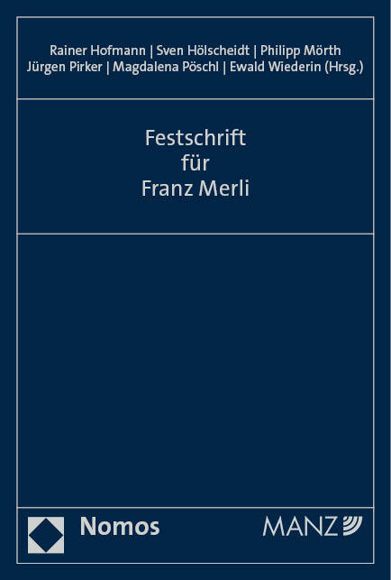 Festschrift für Franz Merli main product photo