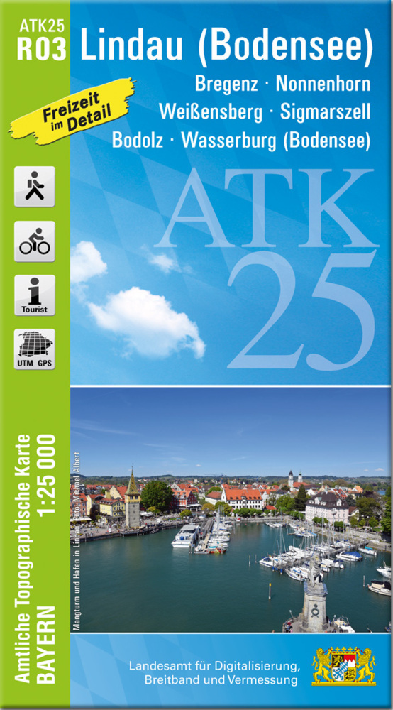 ATK25-R03 Lindau (Bodensee) (Amtliche Topographische Karte 1:25000) main product photo