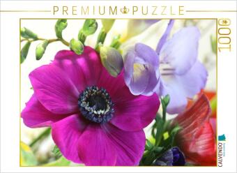 CALVENDO Puzzle Anemonen und Freesie | 1000 Teile Lege-Größe...