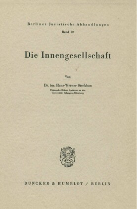 Die Innengesellschaft.