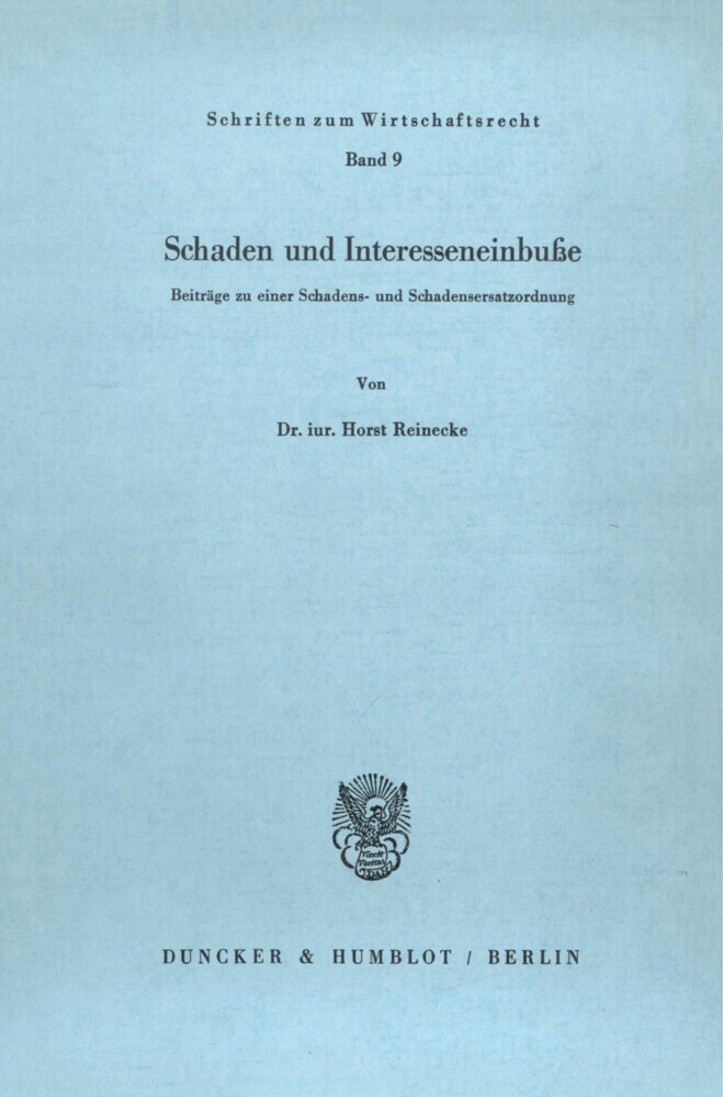 Schaden und Interesseneinbuße. main product photo