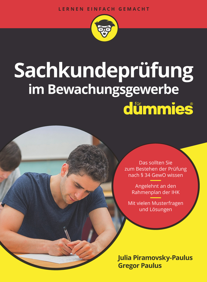 Sachkundeprüfung im Bewachungsgewerbe für Dummies main product photo