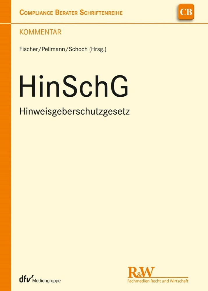 HinSchG - Hinweisgeberschutzgesetz main product photo