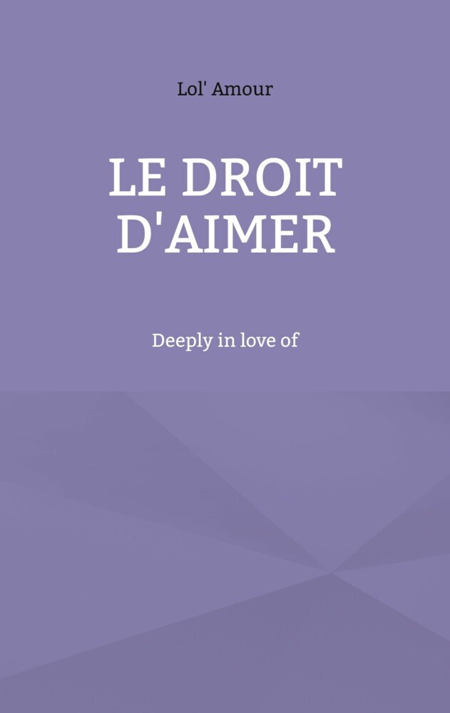 Le droit d'aimer main product photo