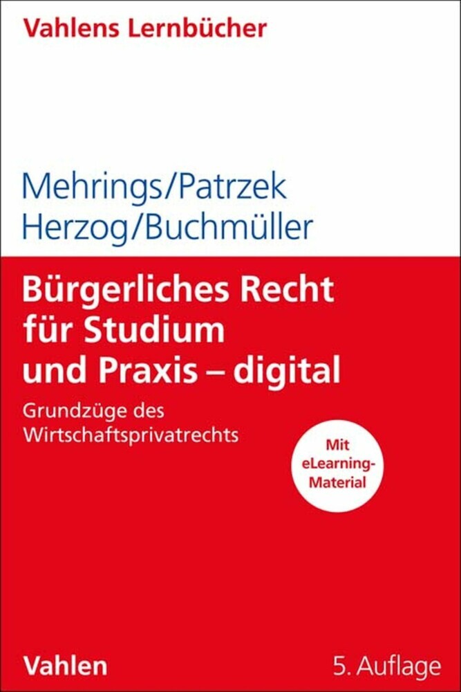 Bürgerliches Recht für Studium und Praxis - digital main product photo