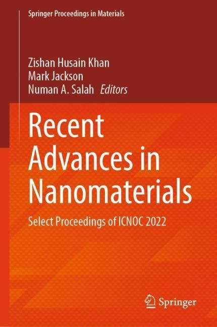 Recent Advances in Nanomaterials main product photo