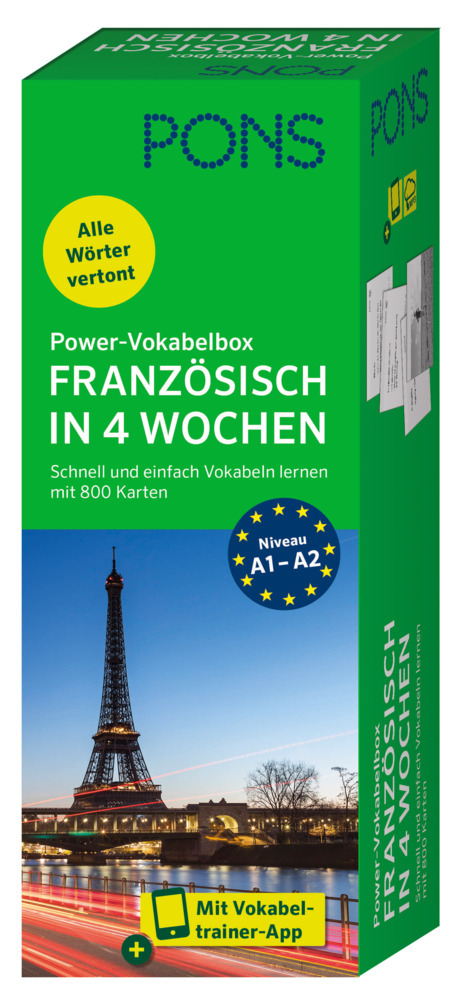 PONS Power-Vokabelbox Französisch in 4 Wochen main product photo