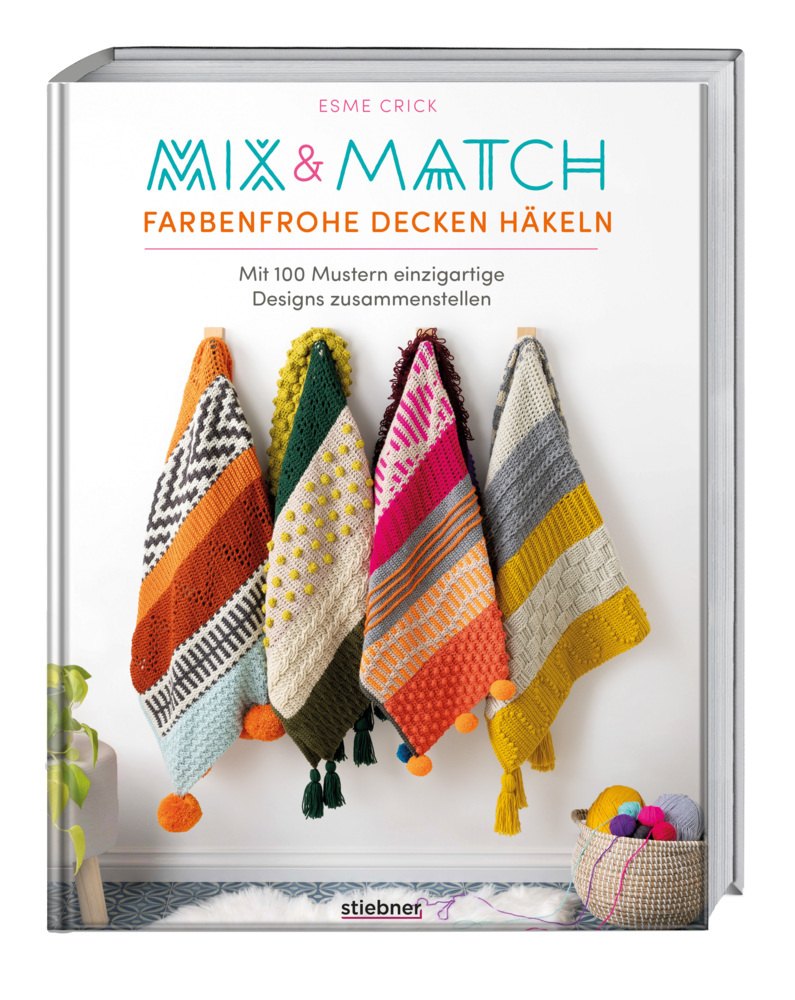 Mix & Match Farbenfrohe Decken häkeln main product photo