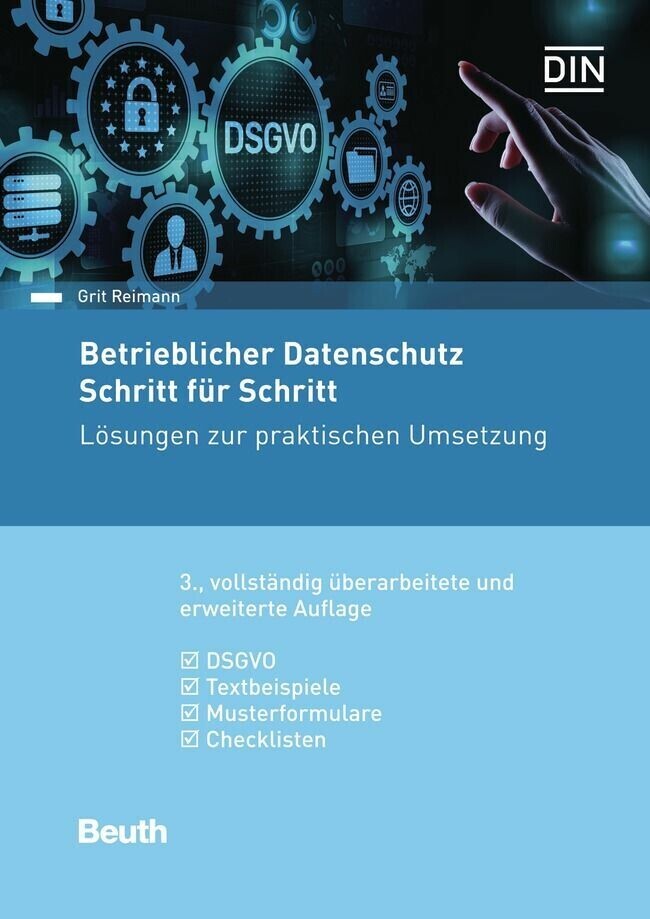 Betrieblicher Datenschutz Schritt für Schritt main product photo