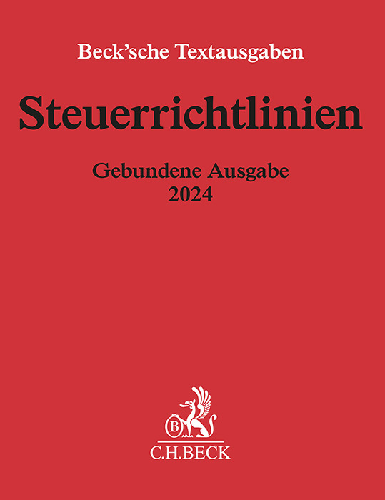 Steuerrichtlinien Gebundene Ausgabe 2024 main product photo