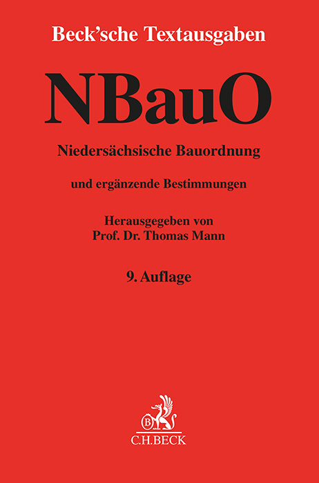 Niedersächsische Bauordnung main product photo