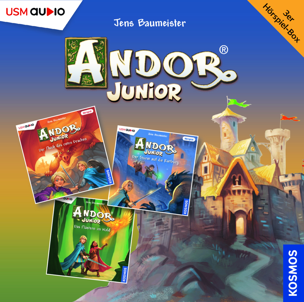 Die große Andor Junior Hörbox Folgen 1-3 (3 Audio CDs), 3 Audio-CD main product photo