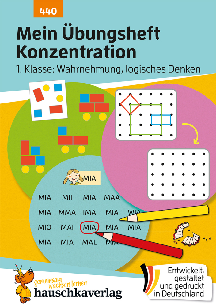 Mein Übungsheft Konzentration - Schulanfang: Wahrnehmung, logisches Denken main product photo