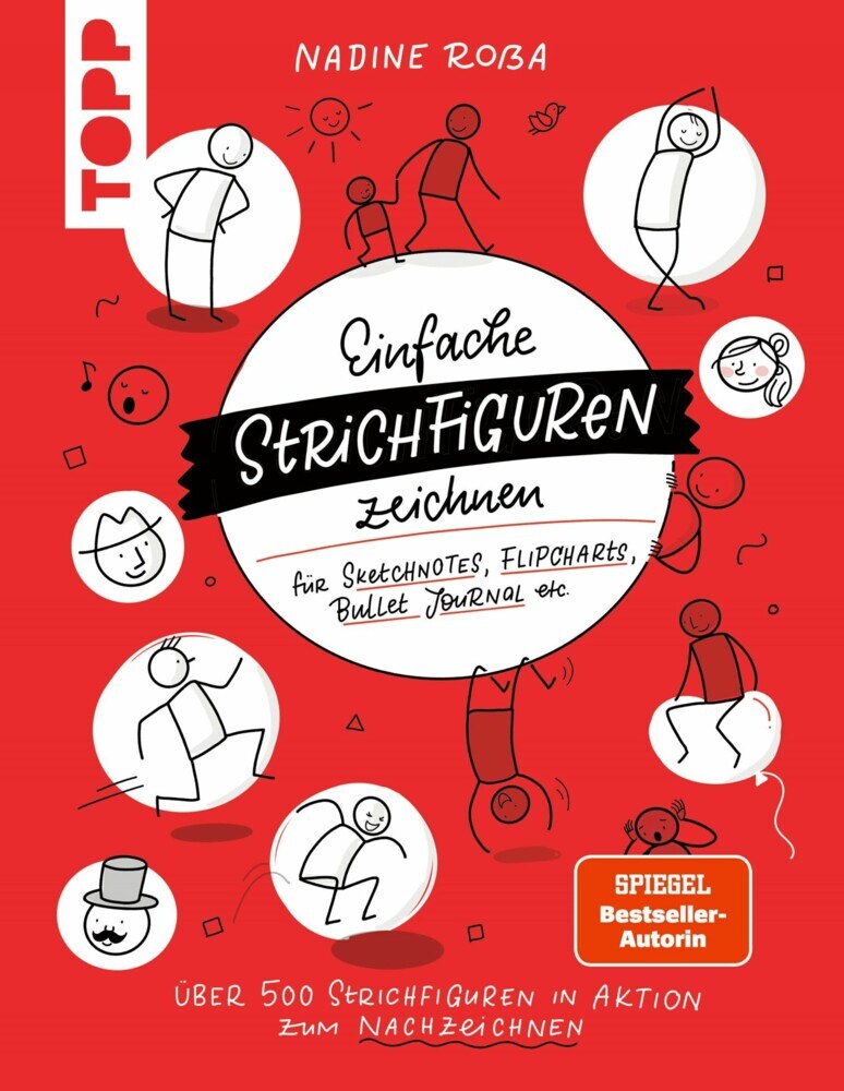 Einfache Strichfiguren zeichnen (SPIEGEL Bestseller Autorin) main product photo