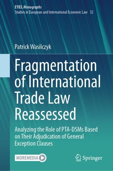 Fragmentation of International Trade Law Reassessed main product photo