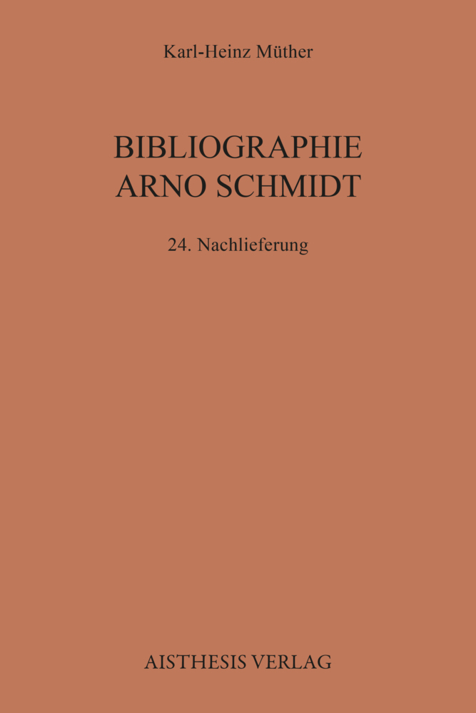 Bibliographie Arno Schmidt main product photo