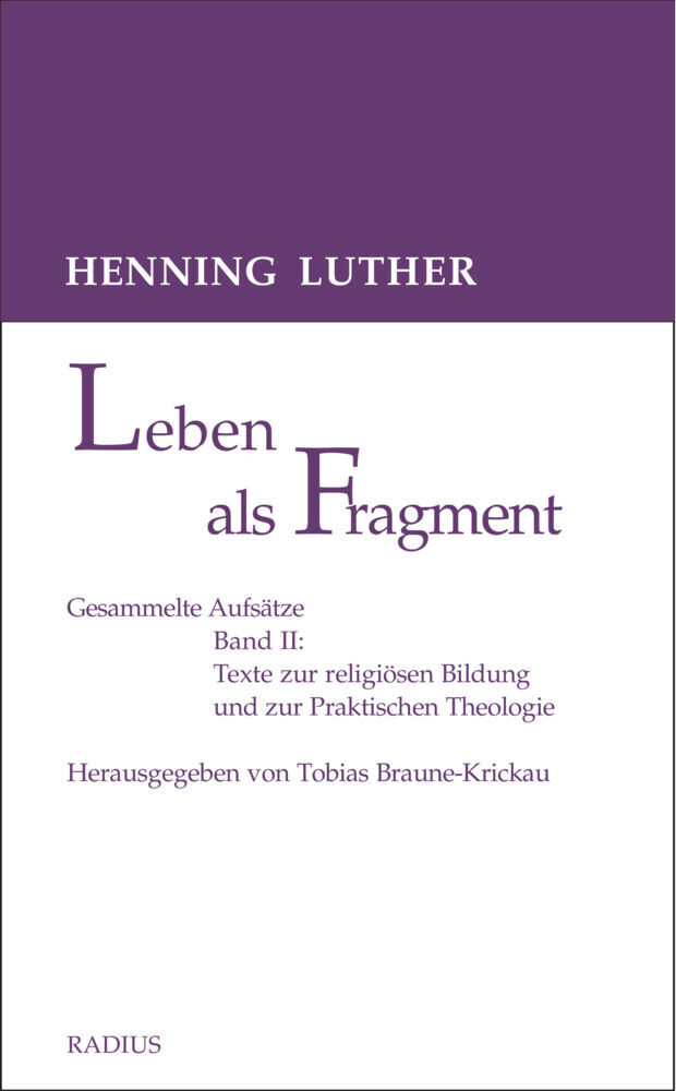 Leben als Fragment, Bd. 2 main product photo