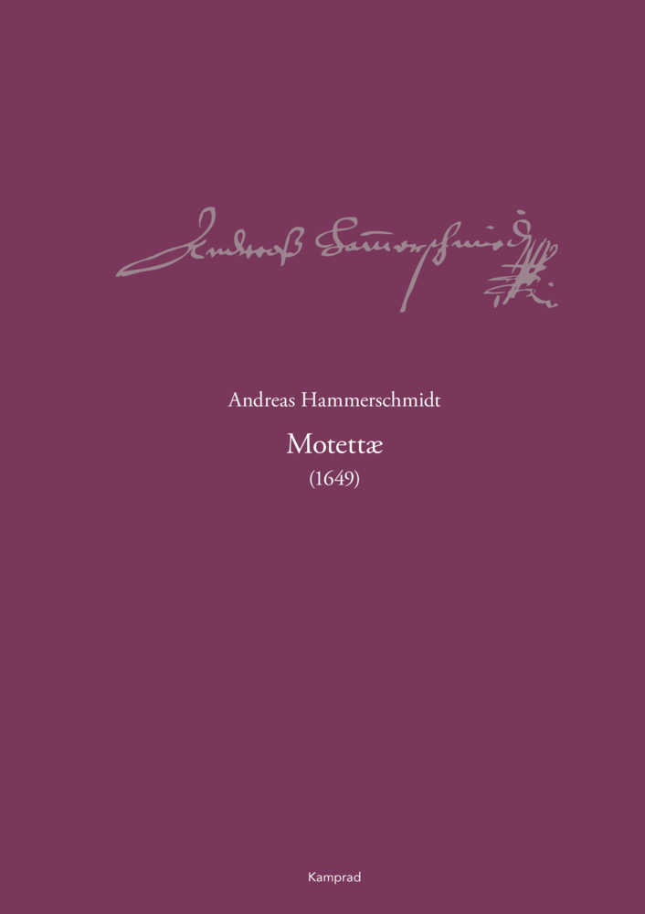Andreas-Hammerschmidt-Werkausgabe Band 7: Motettæ (1649) main product photo