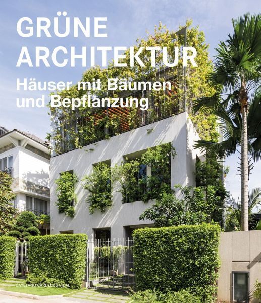 Grüne Architektur Häuser mit Bäumen und Bepflanzung main product photo
