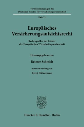 Europäisches Versicherungsaufsichtsrecht.