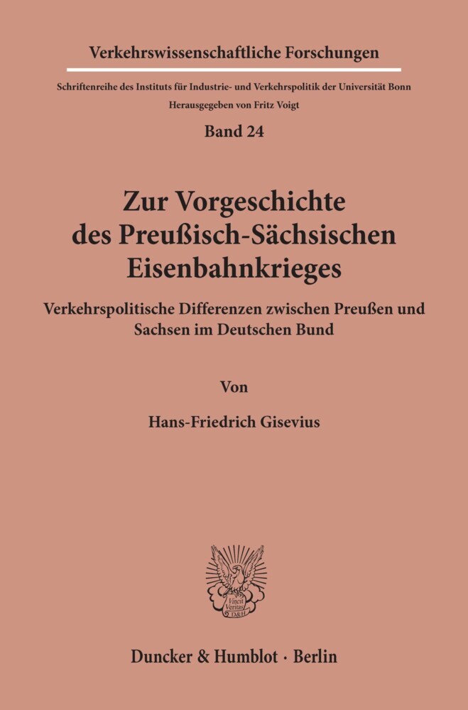 Zur Vorgeschichte des Preußisch-Sächsischen Eisenbahnkrieges. main product photo