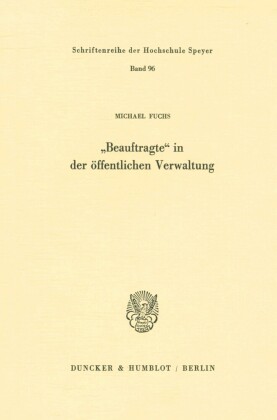 'Beauftragte' in der öffentlichen Verwaltung.