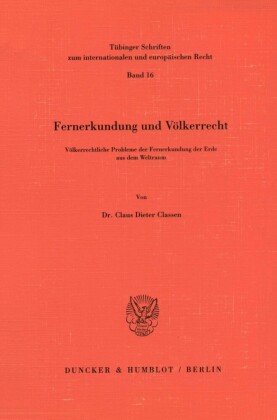 Fernerkundung und Völkerrecht.