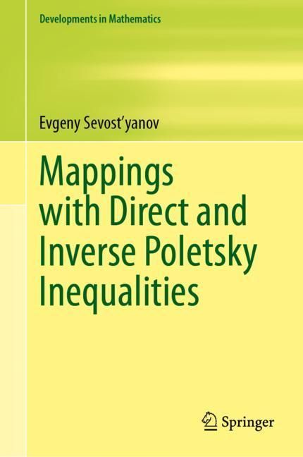 Mappings with Direct and Inverse Poletsky Inequalities main product photo