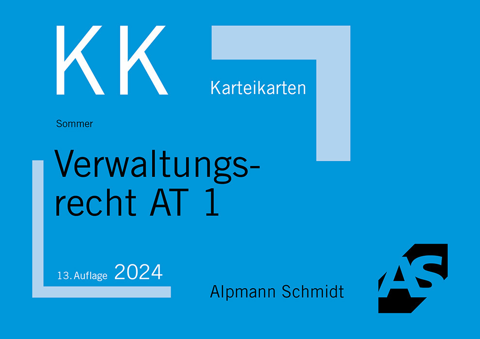 Karteikarten Verwaltungsrecht AT 1 main product photo