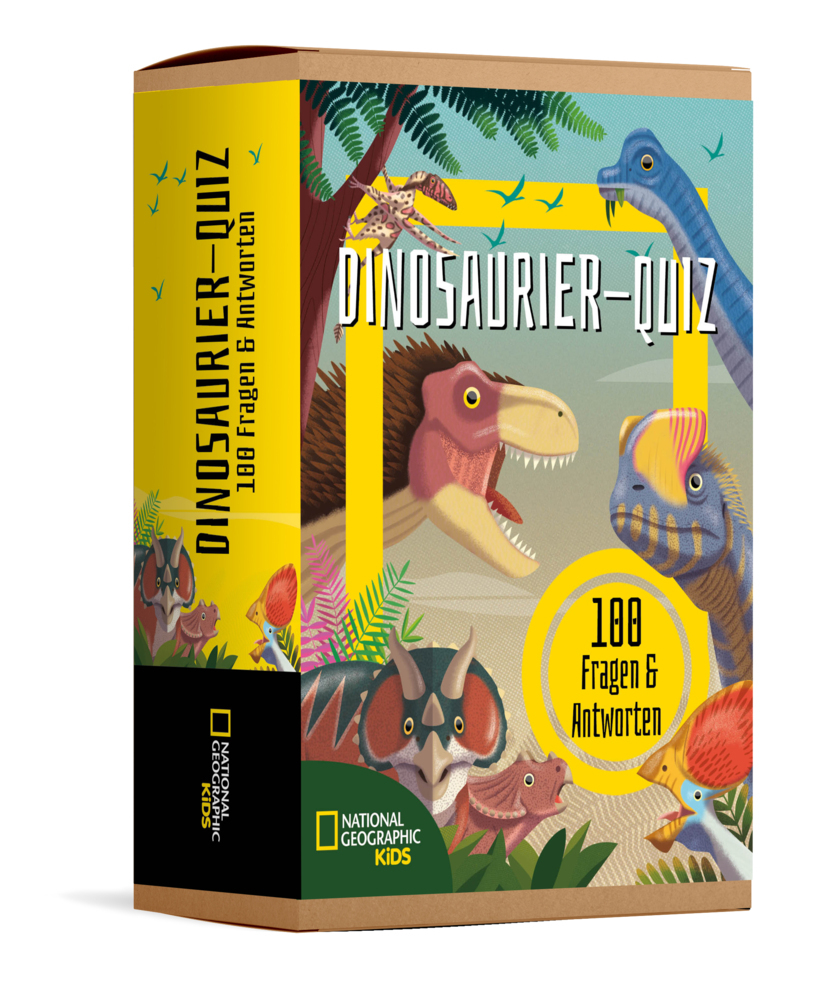 Dinosaurier-Quiz. 100 Fragen über Dinosaurier für Quizfans und Dinofans (100 Fragen & Antworten) main product photo