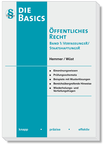 Basics Öffentliches Recht I - Verfassungsrecht / Staatshaftungsrecht main product photo