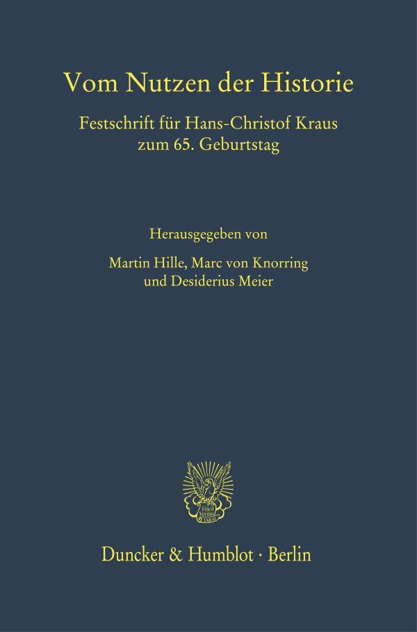 Vom Nutzen der Historie. main product photo
