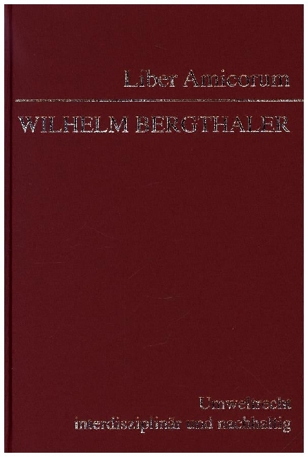 Liber Amicorum Wilhelm Bergthaler main product photo