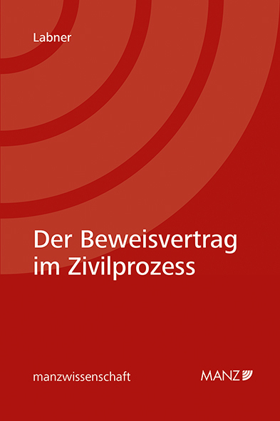 Der Beweisvertrag im Zivilprozess main product photo