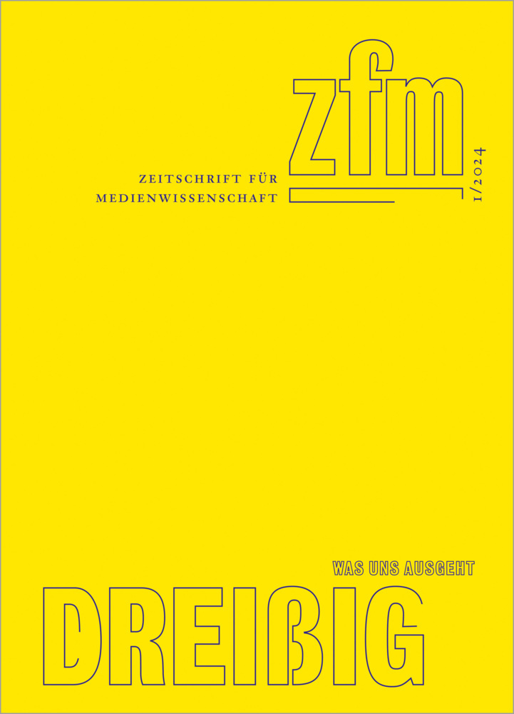 Zeitschrift für Medienwissenschaft 30 main product photo